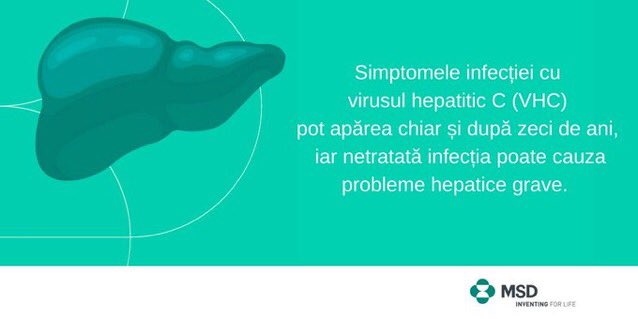 Hepatita cronică cu virus C afectează aproape 400,000 de români, fiind principala cauză de ciroză hepatică la pacienții cu vârsta adultă 
#FindtheMissingMillions #WorldHepatitisDay2019
