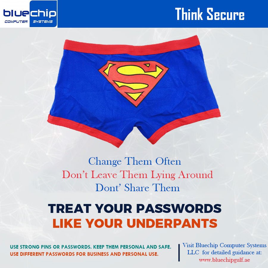 bluechipgulf's tweet photo. You Need A Great Secure Password That Strong. Or, Your Data Is At Risk. Won't Be Missed. Don't Be a Victim To Hackers!
For Guidance Consult with us: +971-556260687
#password #protectpassword #sinday #dubai #uae
#datasecuirty #securepassword #passwordmanager #uniquepassword https://t.co/I2z6Rw8zMi