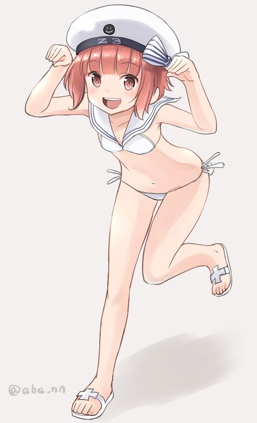 マックス・シュルツ(艦これ) 「水着のマックスちゃん 」|あへーん🇩🇪 4/2佐世保 4/16海防艦のイラスト