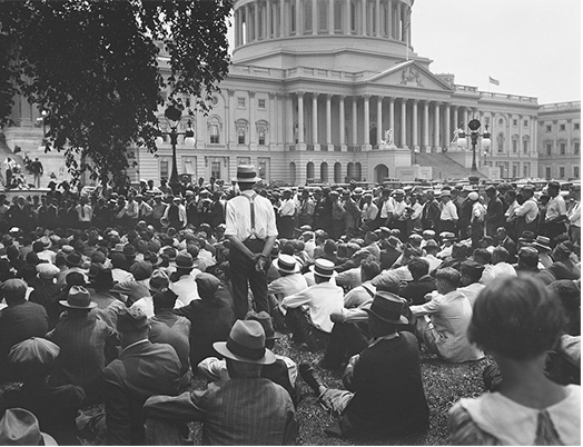 Today in History: "Bonus Army" veterans gathers in Washington to demand promised benefits, 1932 #otd #tih loc.gov/item/today-in-…