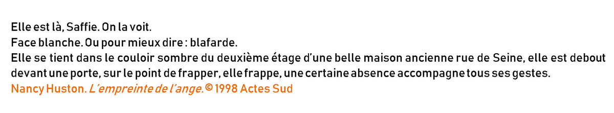 ToupiesH's tweet photo. --> Chaque jour un extrait de roman, pour donner envie de lire ou relire l’œuvre et son auteur.
#NancyHuston
#ChaqueJourEstUnRoman #UnRomanUnExtrait https://t.co/64Rmeg76Mj