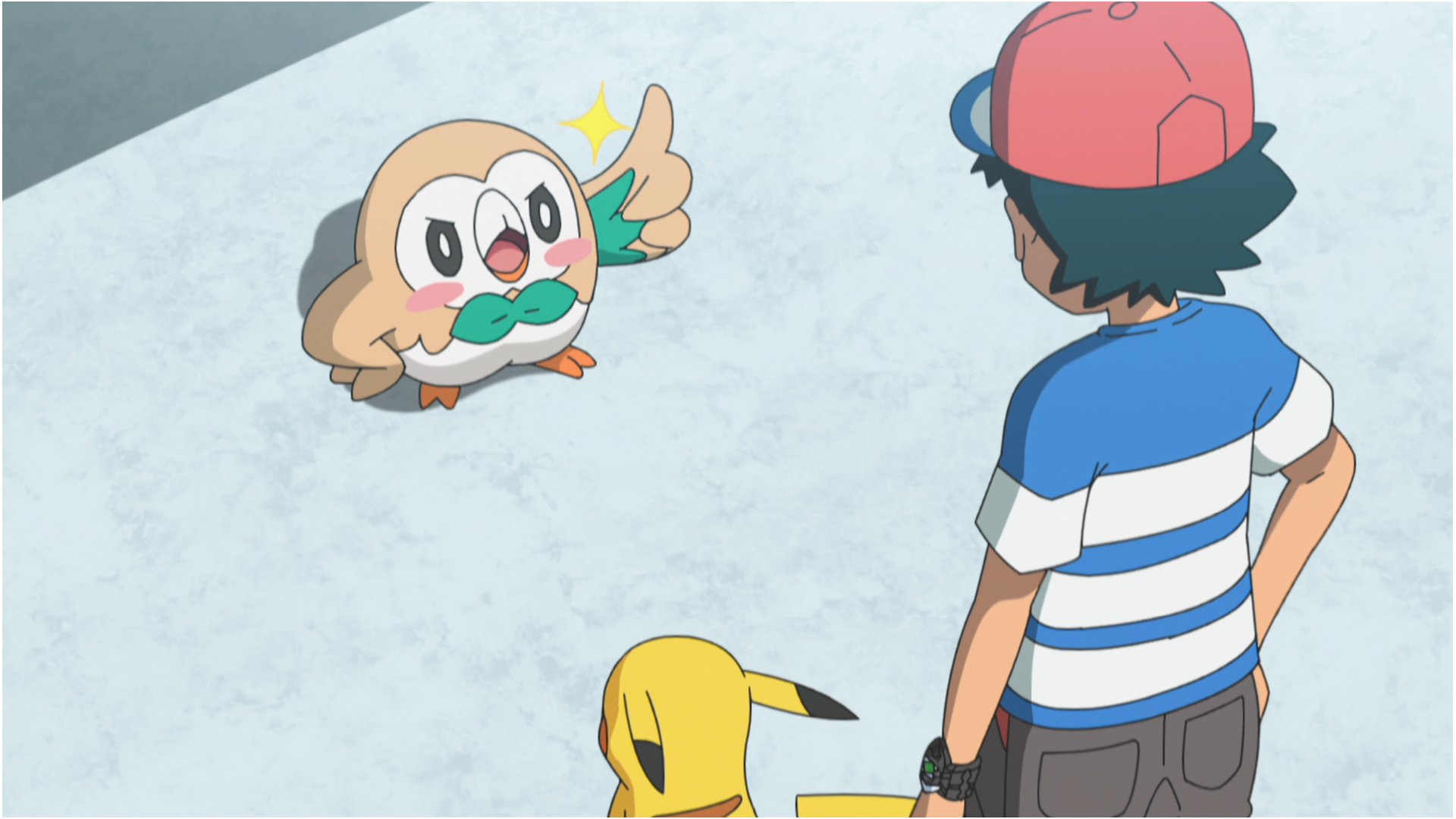 ポケモン公式ツイッター 今日のアニポケ ハウとの決勝トーナメント2回戦に向けて特訓をするサトシとモクロー そこにドデカバシと ツツケラがやってきて フェザーダンスを教えてくれることに 果たして ジュナイパー相手に不利なモクローは 新わざを