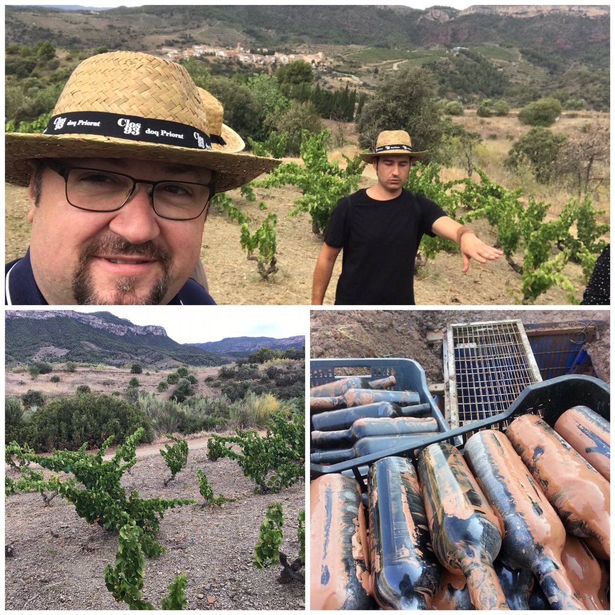 Últimos viñedos de una variedad de uva de la q solo quedan 180 cepas en esta colina del Priorat.Rareza estudiada por el <a href="/incavicat/">INCAVI</a> de la que se elaboran menos de 100 bot al año que se entierran bajo tierra para realizar la crianza <a href="/Clos93Priorat/">Clos93 doq priorat</a> 
#Divins #Martorell #VinsPelNadal