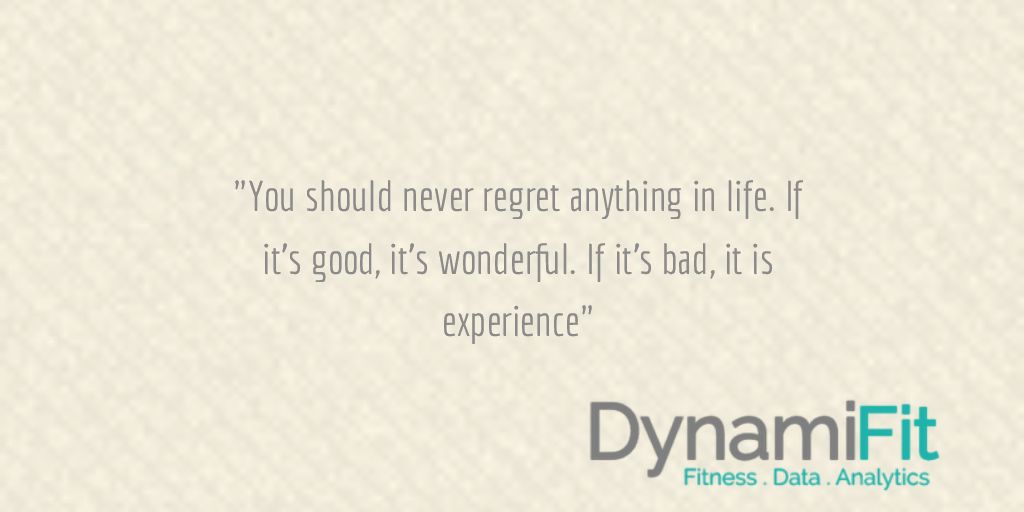 "You should never regret anything in life. If it’s good, it’s wonderful. If it’s bad, it is experience"  #crowdfunding #win #thankful #invest  #investment