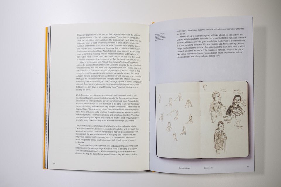clesliephoto's tweet photo. @BarrowBallads limited edition book of photography, drawings and stories by @recollective16 Available here - https://t.co/zZ6WdoOYXQ
Includes fold out Dialectogram drawing of Ballroom 
@TheBarrowlands #Glasgow #barrowlands #barrowlandballads @Dialectographer @AlisonMIrvine https://t.co/sXNFIvmd8E