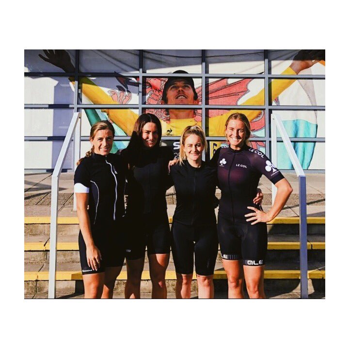 WelshWolfpack's tweet photo. 1/2 
📣 Meet the Wolfpack 📣
🐺 Carys, Lisa, Sophie &amp; Tash 🐺
~
On Saturday 17th August 2019 we will embark on our next challenge, swapping carbon hockey sticks for carbon bike frame’s, cycling over 400 miles... Cardiff 🏴󠁧󠁢󠁷󠁬󠁳󠁿 ➡️ Antwerp 🇧🇪 
~
#Wolfpack #CharityCycle #TyHafan https://t.co/WoqALUmTIg