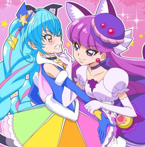 ニチアサエイト 猫キュアペア 虹キュアペア 属性コンビ ほか プリキュアオールスターズイラストまとめ T Co T22dhozxri