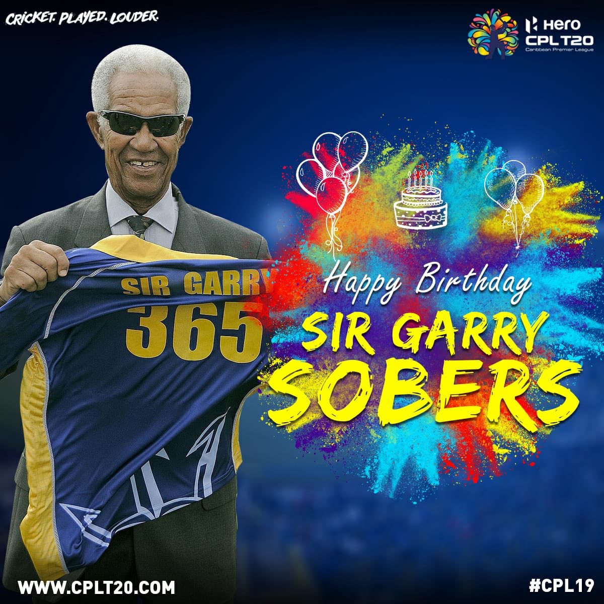 Happy Birthday to the one and only Sir Garfield Sobers!!!   