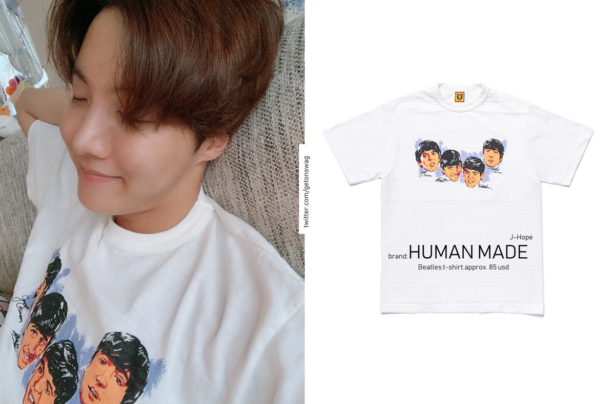 Beyond The Style Alex On Twitter Jhope 190728 Bts Human Made White T Shirt