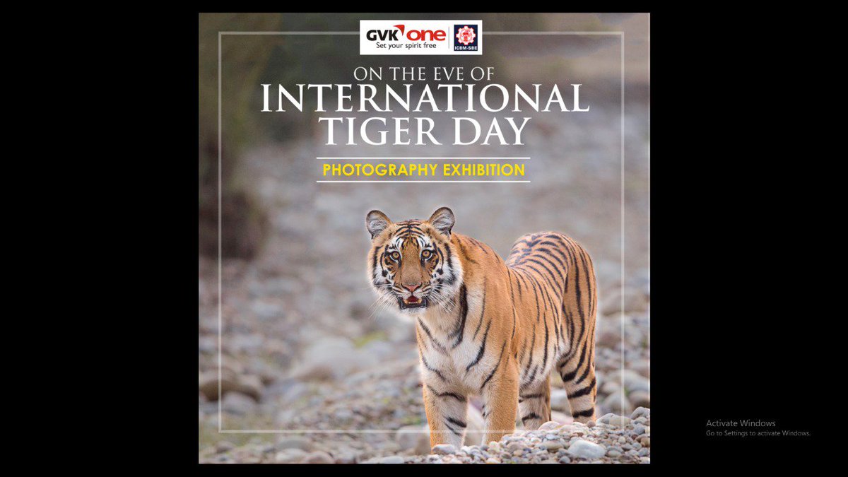 eventika_events's tweet photo. Photo EXHIBITION #GVK one mall Hyderabad    #InternationalTigerDay https://t.co/VxQAz27kED
