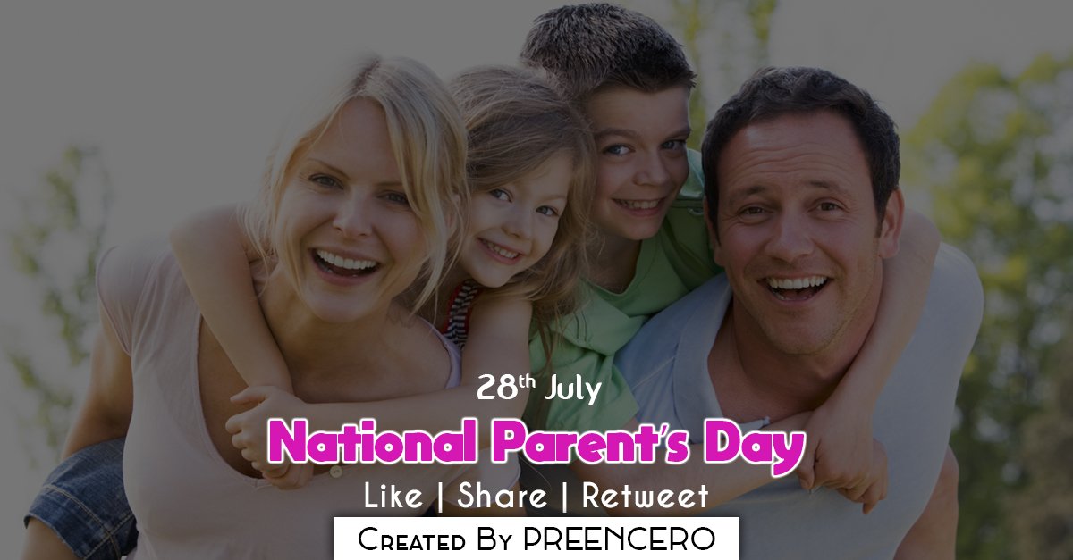 preencero's tweet photo. 28th July National Parent’s Day By @preencero #preencero #National #Parents #Day #Inspiration #graphic #Design #GraphicDesign #Business #Marketing #website #branding #SocialMedia #designer #creative #free #drawing #photoshop #sketch #Development #illustration #tech #RT #FOLLOW https://t.co/JoSogd03lo
