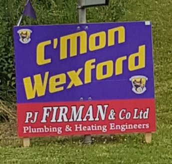 Kalweni's tweet photo. Best Wishes to our Conor &amp; All the Wexford Teams Today... from all at PJ FIRMAN &amp; Co Ltd.. 🙏🤞💜💛 https://t.co/zDw9GDUPbf