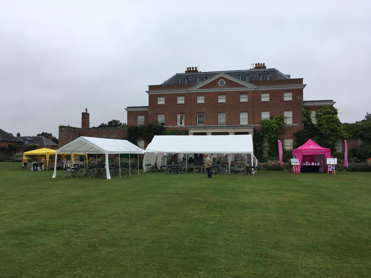 The <a href="/CPRENorfolk/">CPRE Norfolk</a> #aestival2019 is open! We have located the  <a href="/RavGTeaRoom/">Raveningham Tea Room</a> on the main lawn by the house. #Tea #Coffee #cakes #sausagerolls #colddrinks #Jutebags #jams see you there!