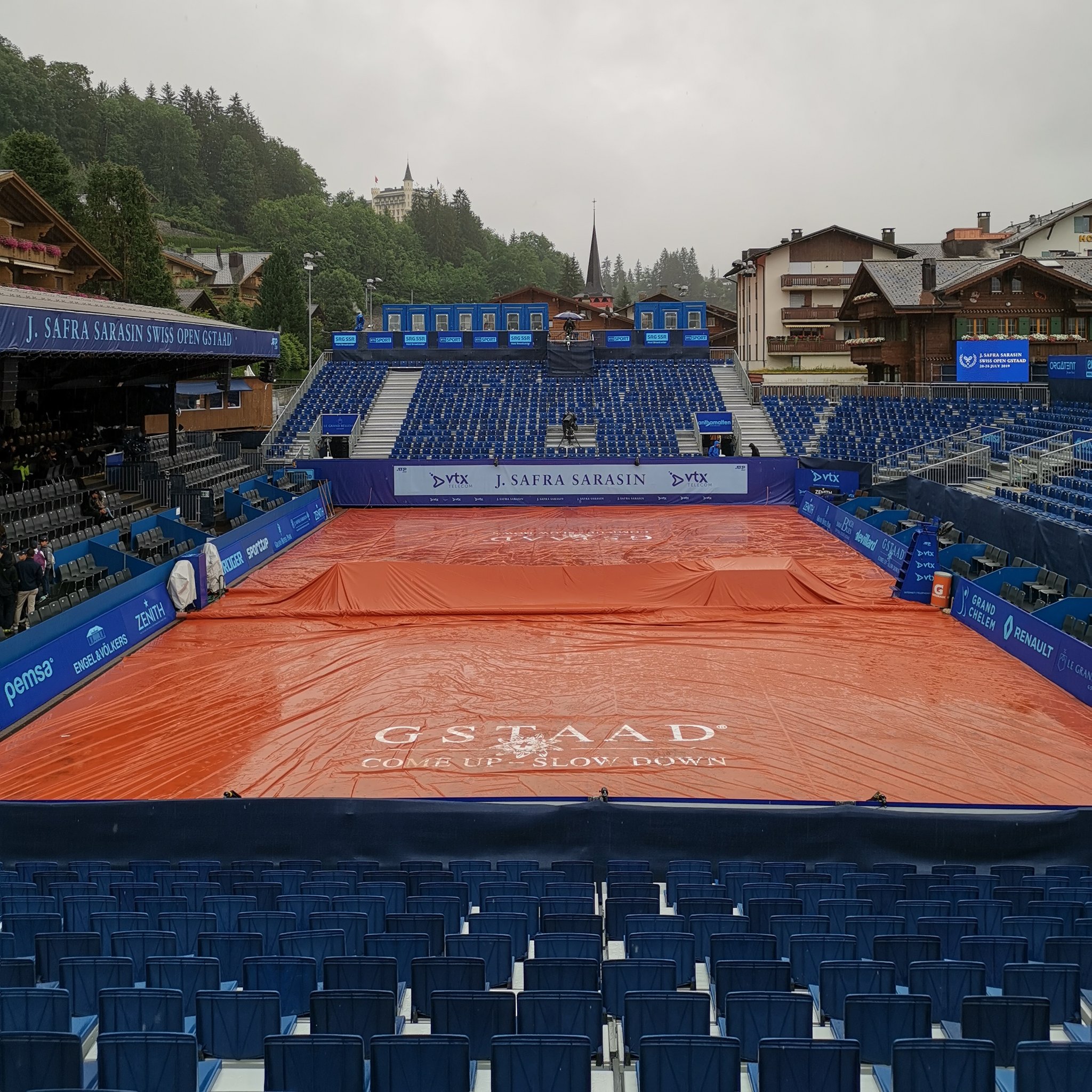 EFG Swiss Open Gstaad on Twitter: "🌧️🌧️🌧️ Play delayed due to rain. More  information to follow. #JSSSOG #ATPTour #Gstaad https://t.co/cdoaJgTqdP" /  Twitter