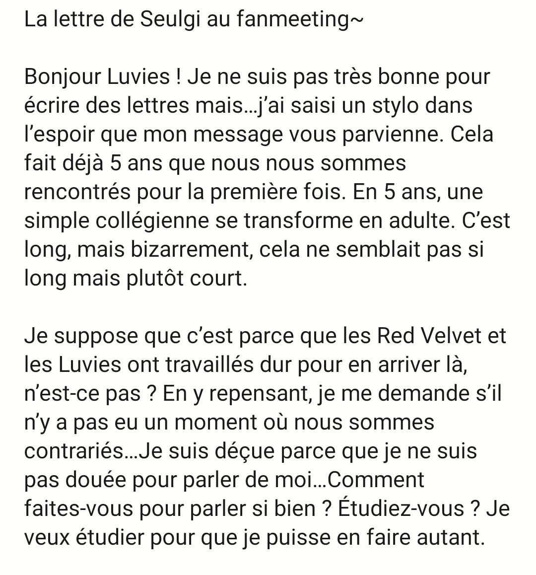 Seulgisletter Hashtag On Twitter