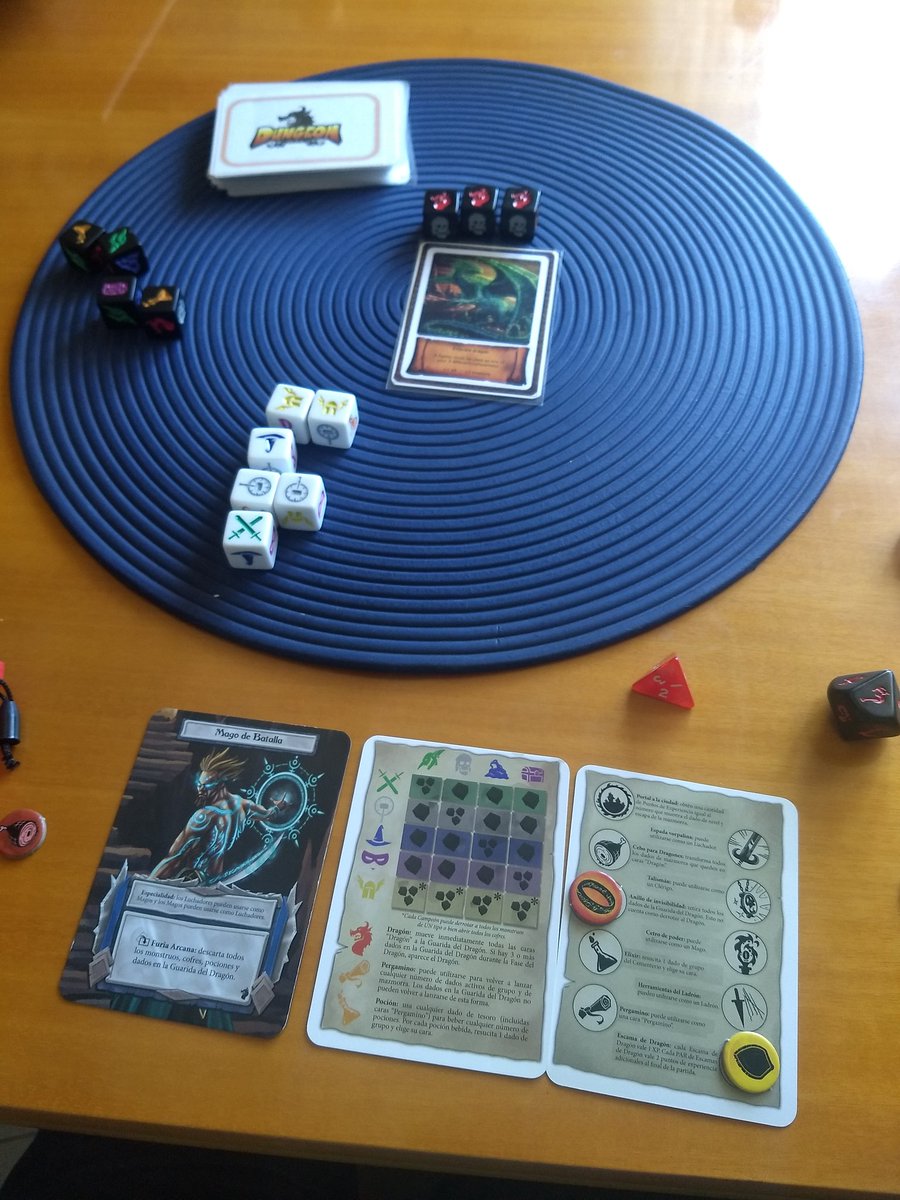 Zhuf8's tweet image. Un #dungeonroll rapidito con la expansion fanmade de dragones gracias a @losmundosdeja