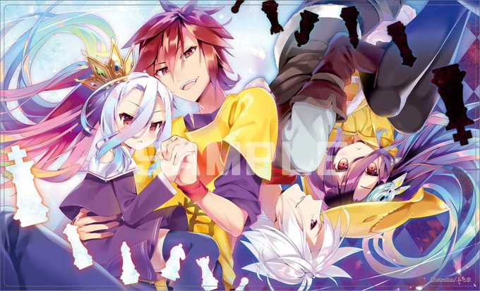 スリーブ ノーゲームノーライフ 新作スリーブ プレイマットが発表されました ぐらむすけいる コミケ９６ 青二才の思考形成記
