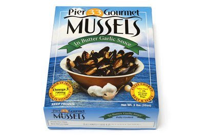 和ひつじ またコストコで買っちゃうもの 冷凍ムール貝 バターガーリックで調理して温めるだけ 濃いめなのでそのままつまみにしてもパスタ に和えてもパエリアにしても美味しい 2パックで680円 この量で1パックの1 2 ムール貝たっぷりパスタが1