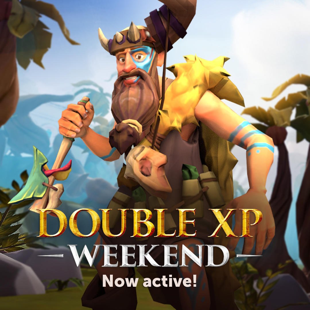 RuneScape's tweet image. 🚨 We're now in the last 24h before the end of #DoubleXPWeekend!!

Bring those gains home, stay focused, hydrate and don't forget to rest.