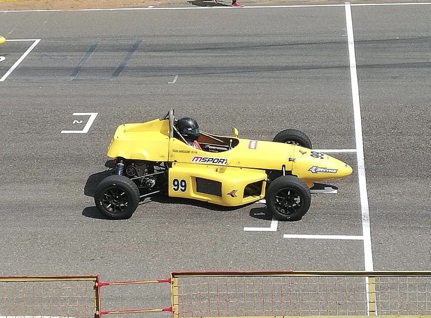Another victory for Raghul Rangasamy in the LGB Formula 4 category as the MSport driver wins Race 3 ahead of Ashwin Datta and Diljith T S. #JKNRC
