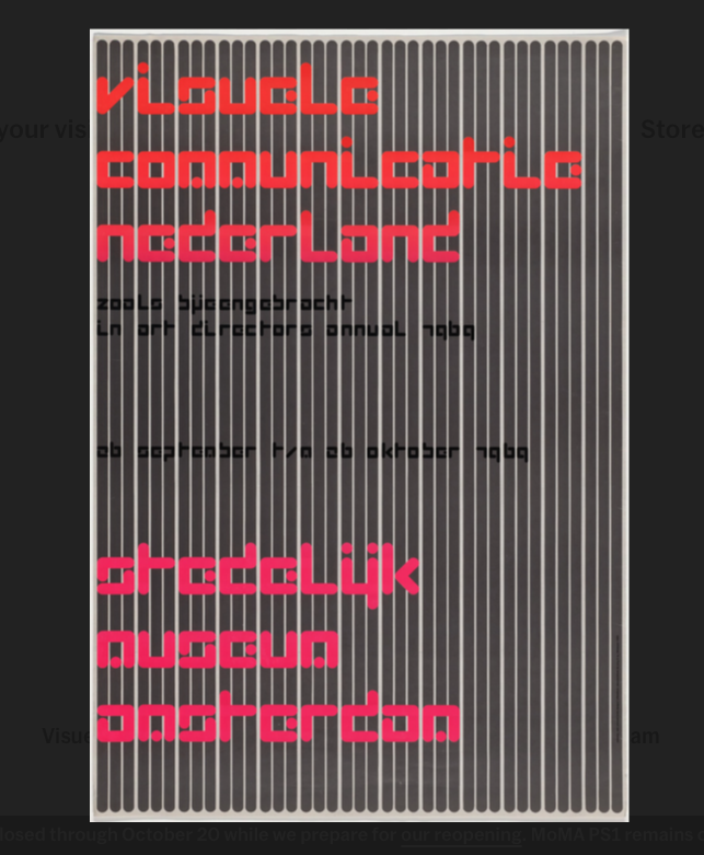 basque_design's tweet image. RT MHD_Studio: #FontSunday Some of the amazing work of Wim Crouwel:

Visuele Communicatie Nederland poster (1969)
Expo '70, Osaka brochure (1970)
Van De Geer calendar (1976)  
New Alphabet typeface (1967)

DesignMuseum #Monospace #Design #Type #Typograph…