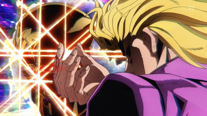 ジョジョ最終回 Op演出のジョルノのポーズがdioと同じポーズでかっこいい まとめダネ