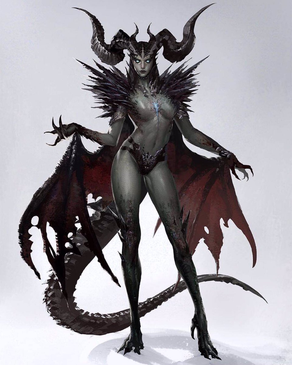 I love this incredible concept of a Dragon Lady by JuYoung Ha. 