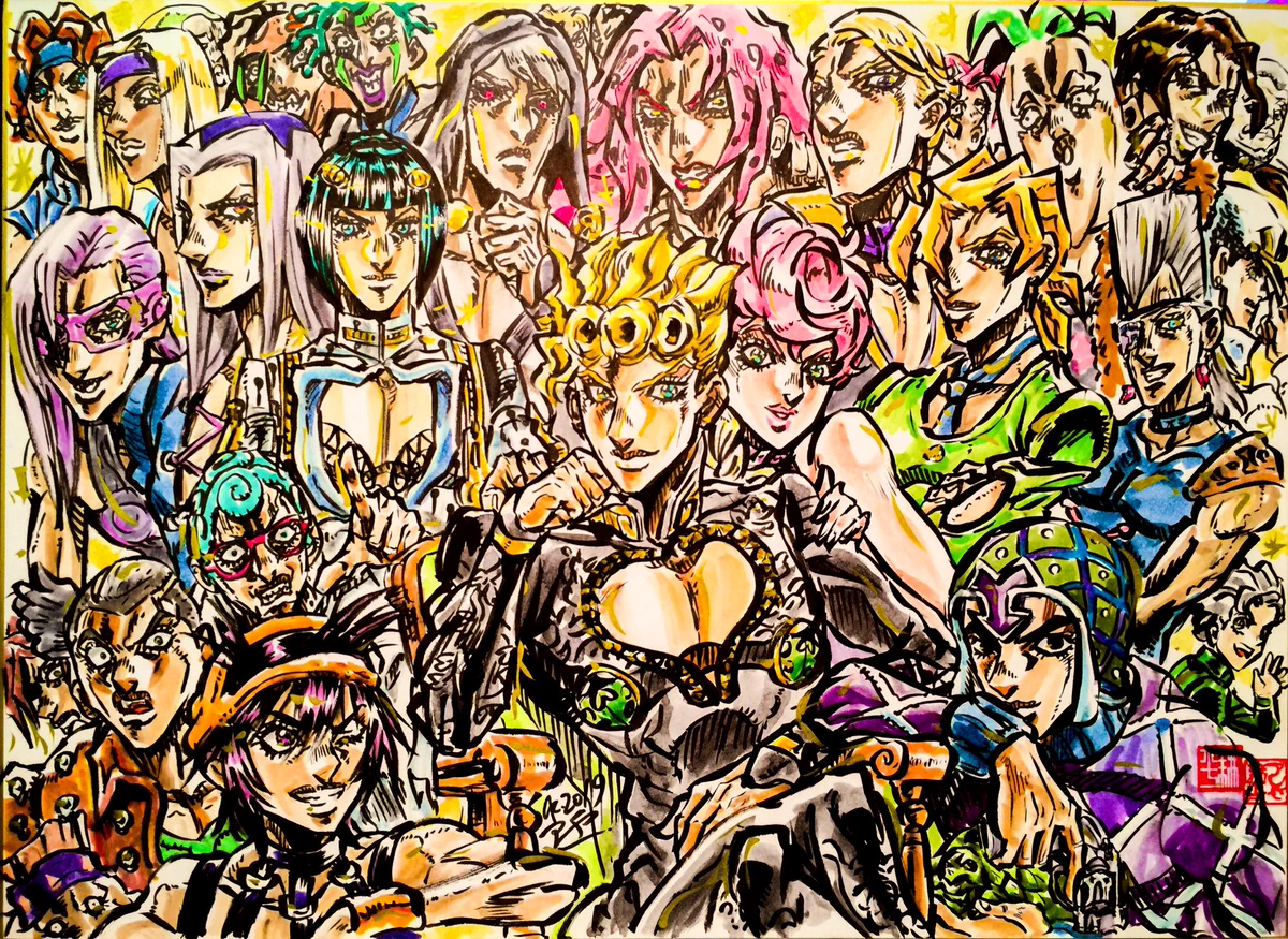 ジョジョの奇妙な冒険 黄金の風のイラスト美にファン歓喜！最終回を惜しむ声も！