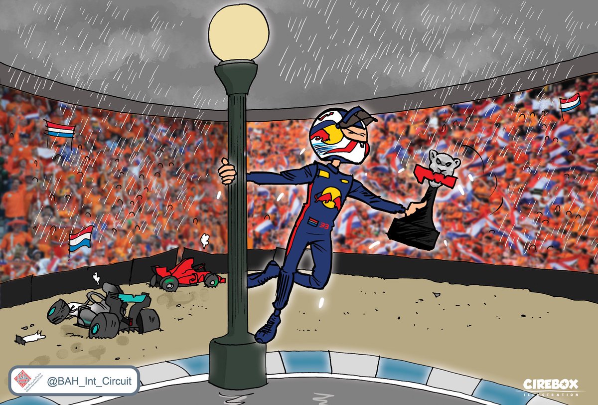 BAH_Int_Circuit's tweet photo. Showers of victory for Verstappen! #F1 #GermanGP 🇩🇪 https://t.co/vevivMoq5L