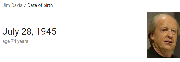 Jim Davis's Birthday Celebration | HappyBday.to