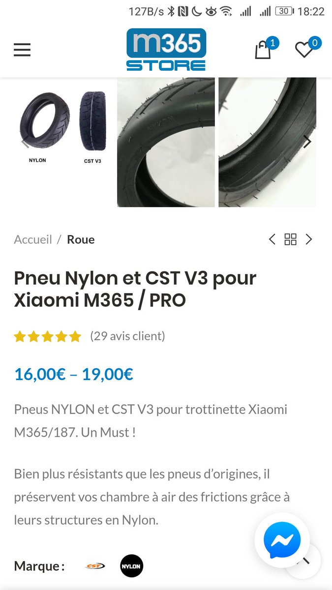 M365Store's tweet image. 16€ le #pneu #nylon et
19€ le #pneu #cstv3
C'est le moment de se faire plaisir
#M365STORE #trottinette #Xiaomi #M365 #M365pro #Premium #letrottstore #CustoM365
m365store.fr/produit/pneu-n…