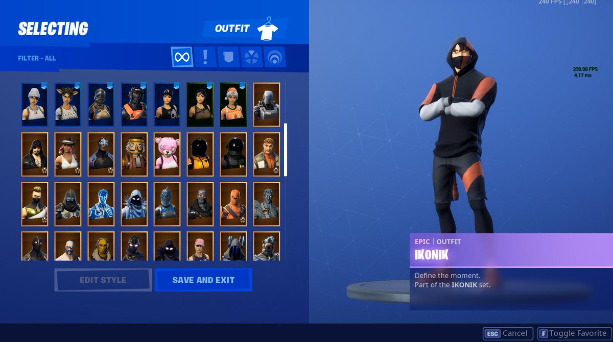 exxeeed's tweet image. selling my fn account: S1, Ikonik, Nvidia OG, all bp, black Knight, 100+ Skins.... dm me