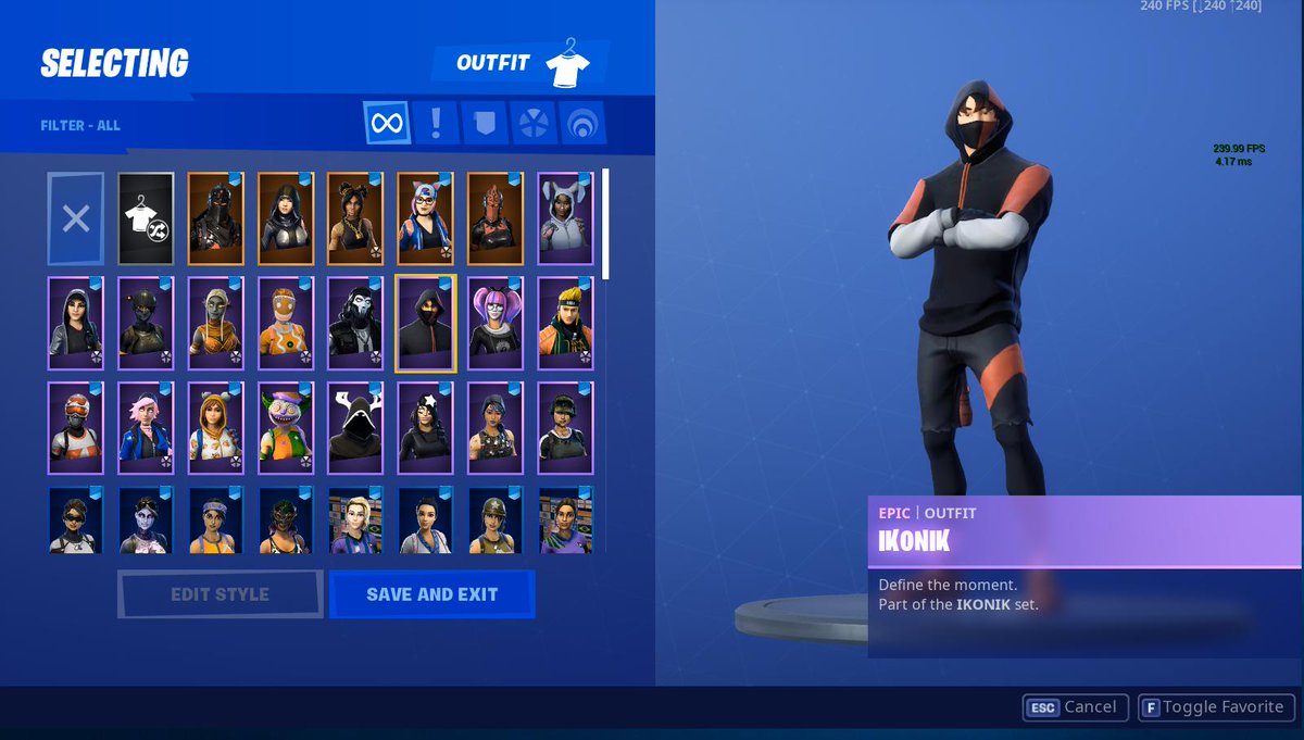 exxeeed's tweet image. selling my fn account: S1, Ikonik, Nvidia OG, all bp, black Knight, 100+ Skins.... dm me