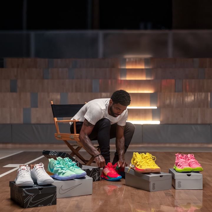 Will be giving away 5 pairs away of the Kyrie x Spongebob to 5 random retweeters on release date 8/10. Must be following