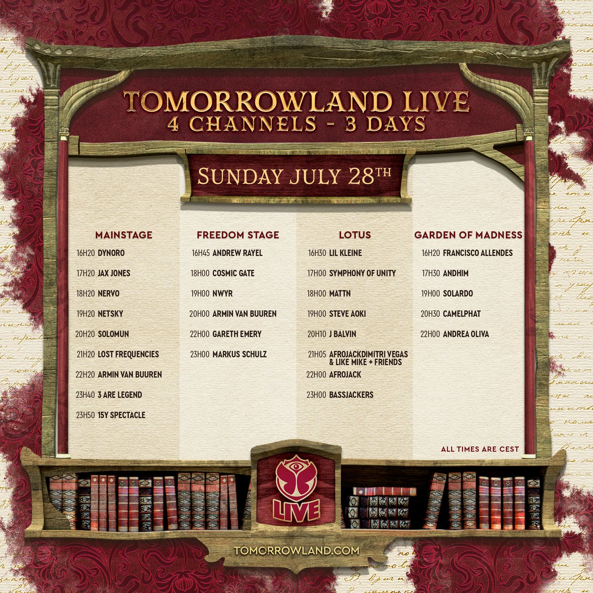 tomorrowland's tweet photo. Glorious Sunday LIVE on https://t.co/56O4G2BX8r https://t.co/bpMY0Ssve2