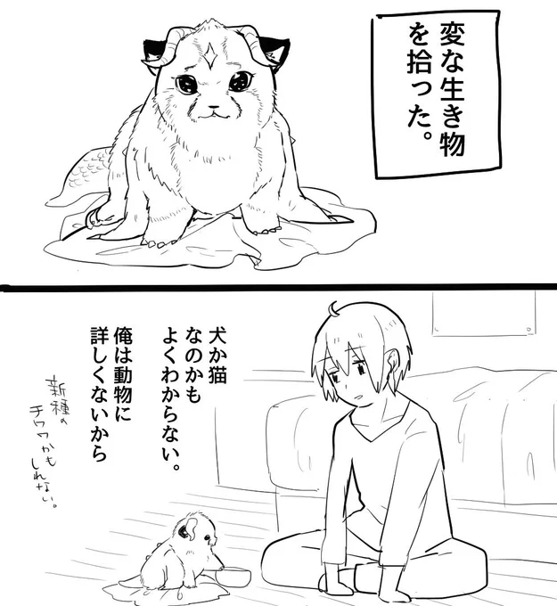 再掲　ナゾの生き物漫画 