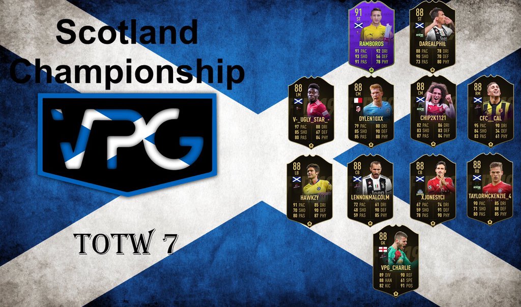 Happy to get myself into the TOTW in <a href="/OfficialVPG/">Virtual Pro Gaming</a> Scotland