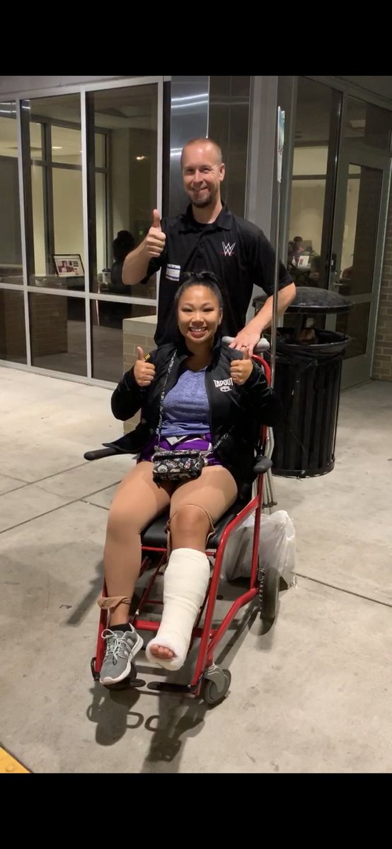 therealestwendy's tweet image. Unfortunately, I won’t be able to finish the #NXTRoadTrip. I’m so proud of the matches I had this weekend and grateful to have the best family, friends &amp;amp; coworkers. My leg is broken, but I will be back! Thanks to all who have reached out and showed me love! #HoldMyDrinkIllBeBack