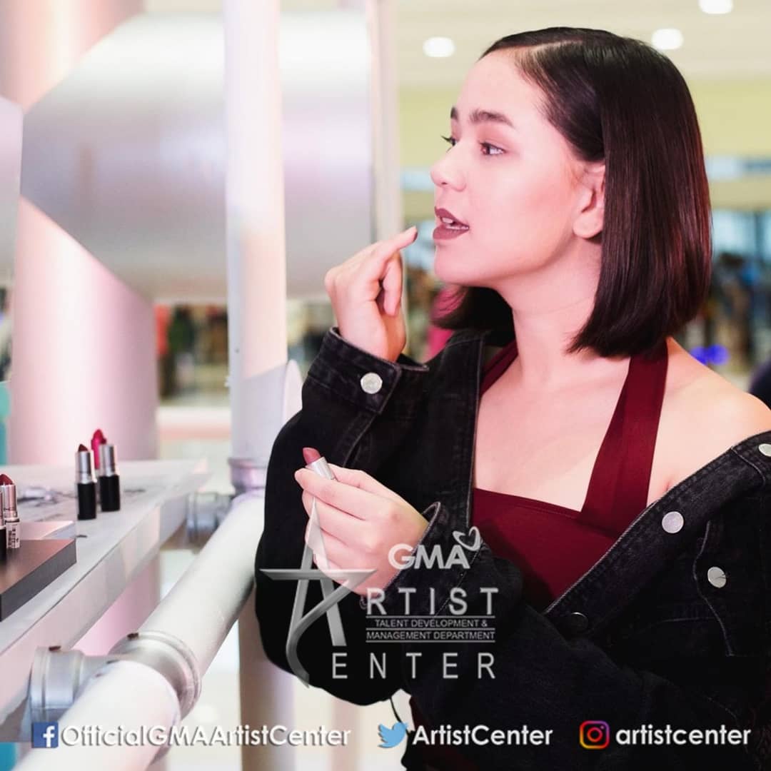 Sparkle_GMA's tweet image. #MikeeQuintos during today&apos;s #MACCosmeticsPH Instagram takeover for #NationalLipstickDay! #MACWorkshop #LipWithAttitude
