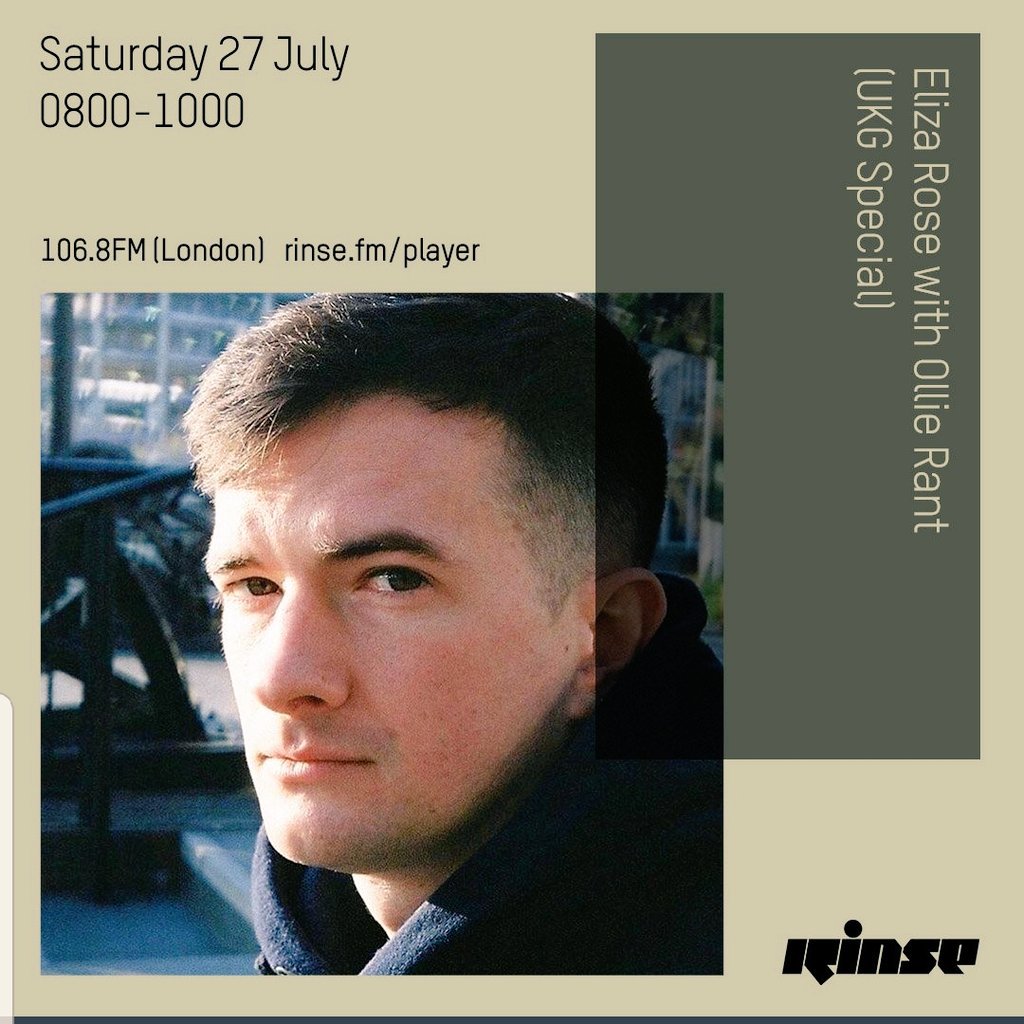 Big up @ollierant playing 'North London' on @RinseFM great show.