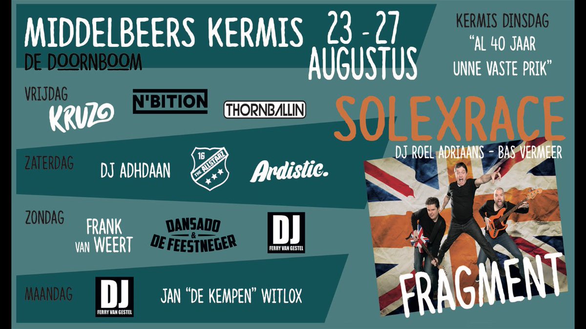 DeDoornboom's tweet photo. Middelbeers #Kermis 2019. VR 23-8 t/m DI 27-8 @DeDoornboom https://t.co/CxTtdEJIoB