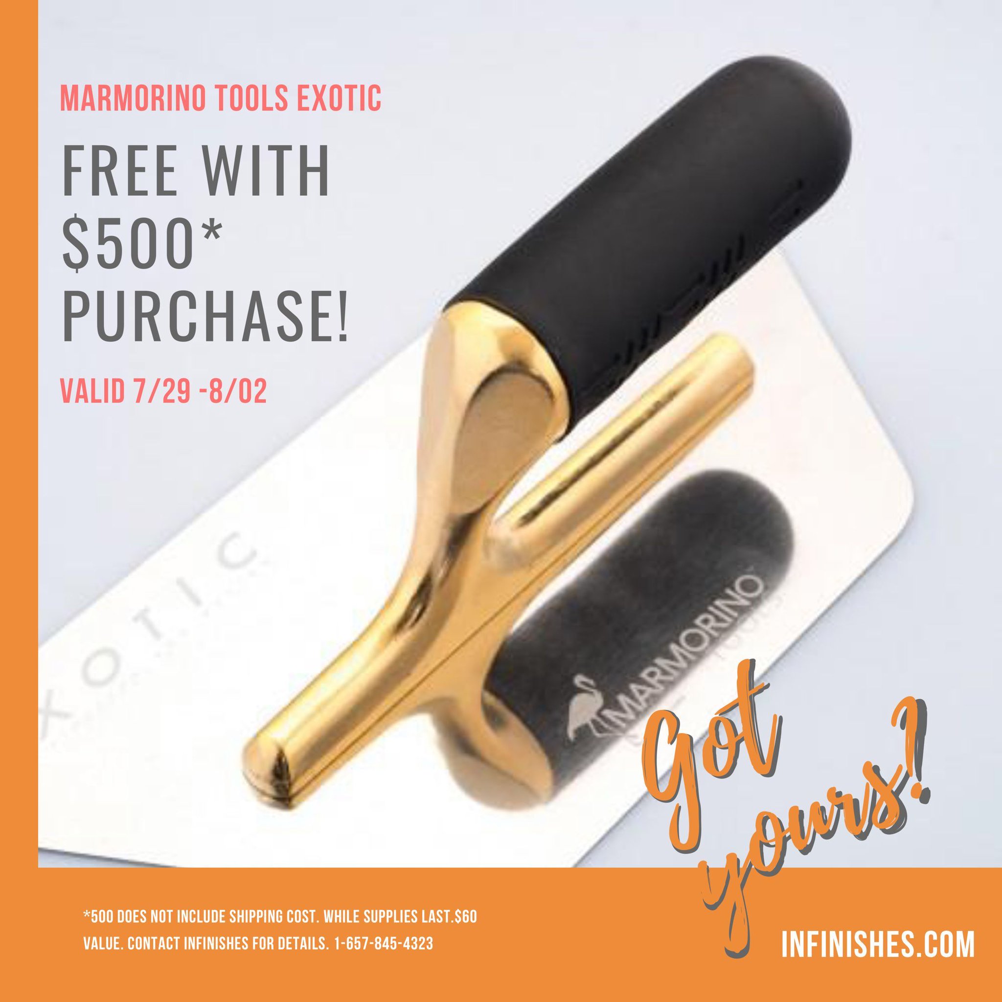 Infinishes on Twitter "Starts Monday! Preorder NOW! Marmorino tools