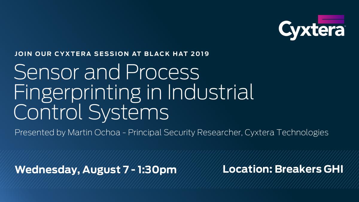 Join the @cyxtera session at #BHUSA on Wednesday, August 7 at 130pm in Breakers GHI - Martin Ochoa will explore common #cyber and cyber-physical #attackvectors to critical infrastructure and #defense strategies #cybersecurity ubm.io/2GtvbQw