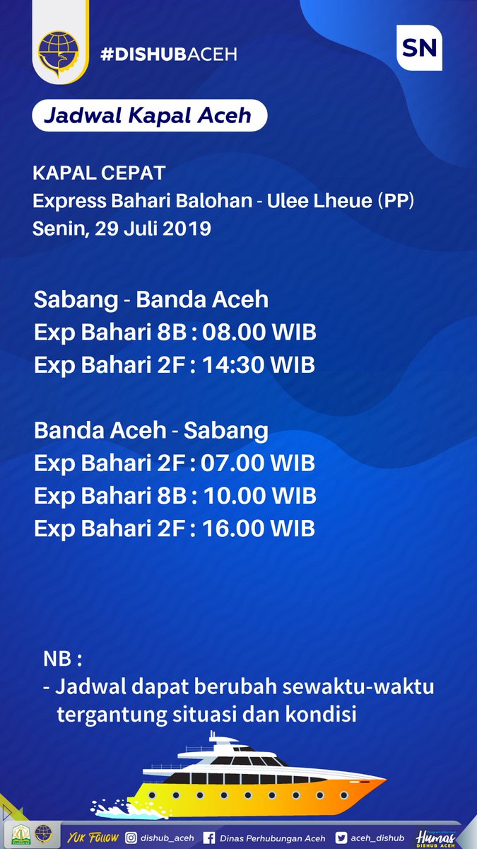 Jadwal Kapal Besok infotiket.com
