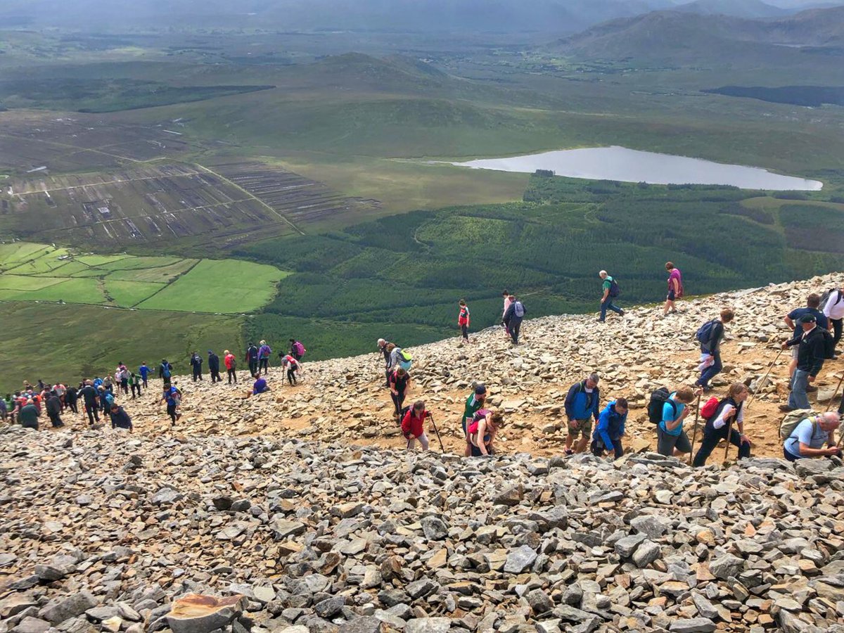 Team on duty today for Reek Sunday in support of our colleagues in @MayoRescue #ReekSunday #mountainrescue