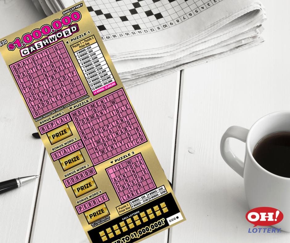 How to play ohio lottery cashword