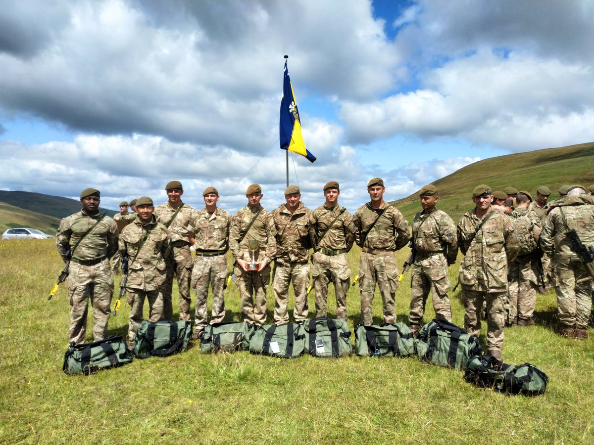 Soldiers from B Company 4 PWRR (London Tigers) standing proud after achieving 1st place in battalion patrol weekend competition.

If you too like to experience the thrills of being a London Tiger, contact us for more information

<a href="/4PWRRTigers/">4 PWRR Tigers</a> <a href="/GLRFCA/">Greater London RFCA</a> <a href="/ArmyInLondon/">The Army in London</a> <a href="/BLondonTigers/">B Coy, The London Tigers</a>