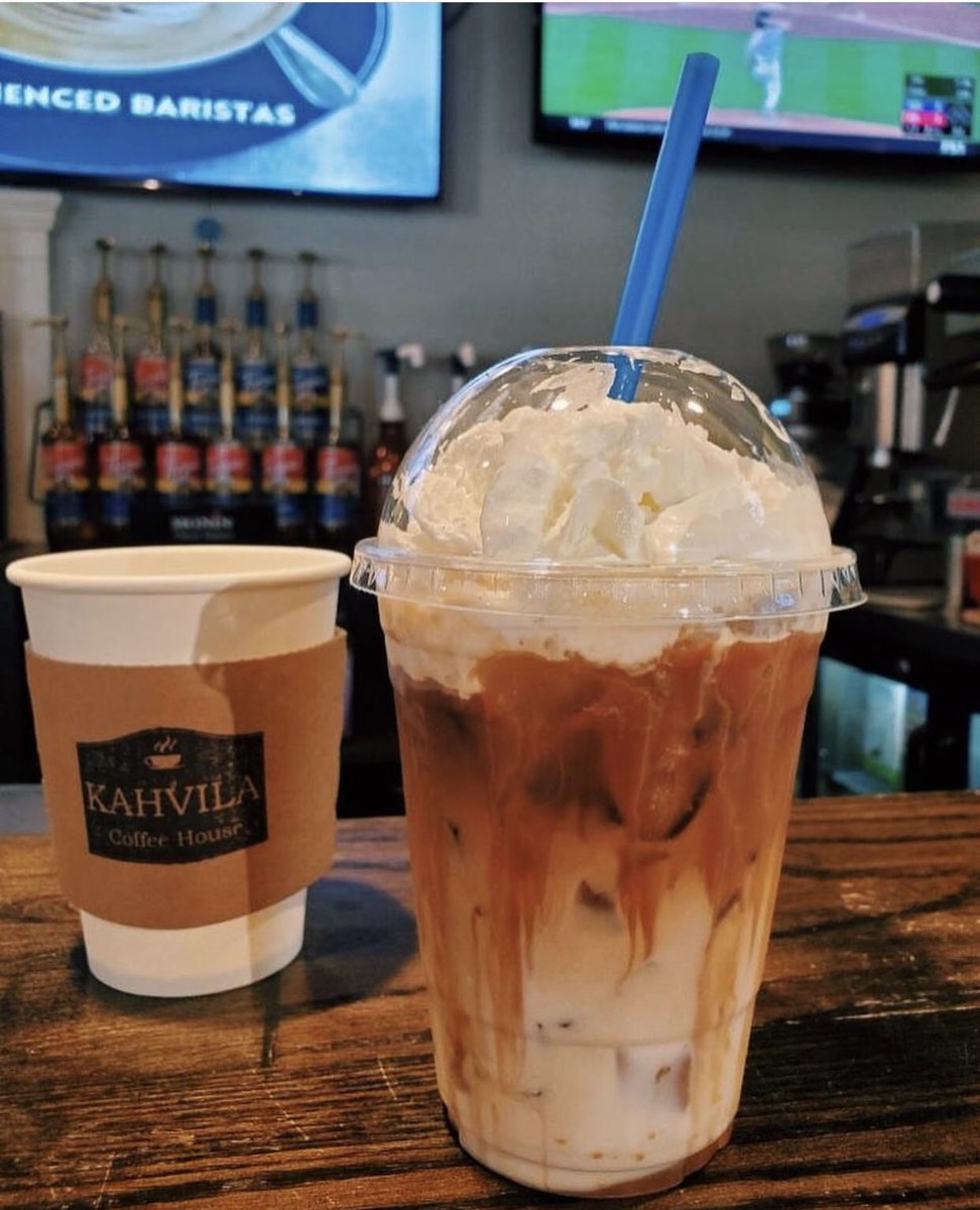 Come on in today or any other time this upcoming week to try our newest drink an iced Carmel macchiato