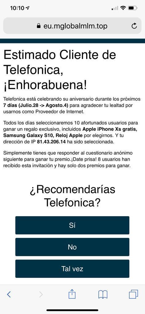 Telefonica tweet picture