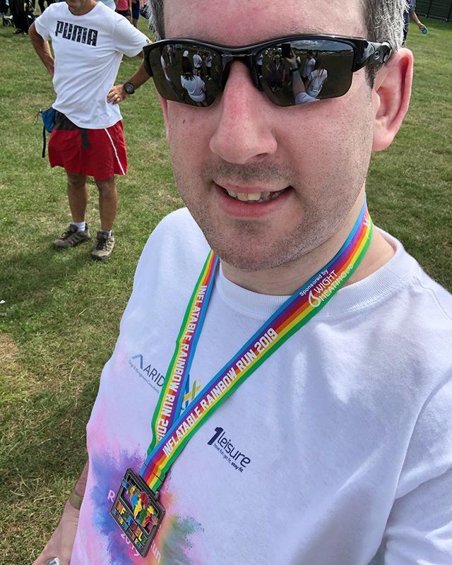 Completed the Inflatable Rainbow Run 2019 for Wessex Cancer Trust with my colleagues today! Had good fun, and the inflatables were a good break between running. #wessexcancertrust #rainbowrun2019🌈 #inflatablerainbowrun ift.tt/2Y832t6